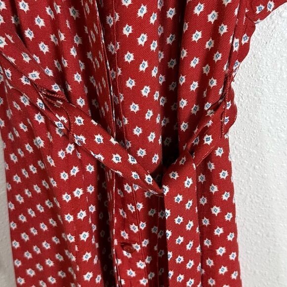 Joie | Myune Women’s Dress Size XS Button Front Shirt Ditsy Print dolman sleeves - Picture 10 of 13